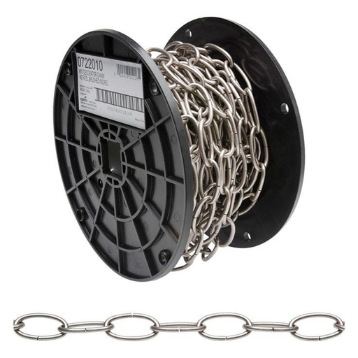 [5609649] CHAIN DECOR#10 NICKEL40'