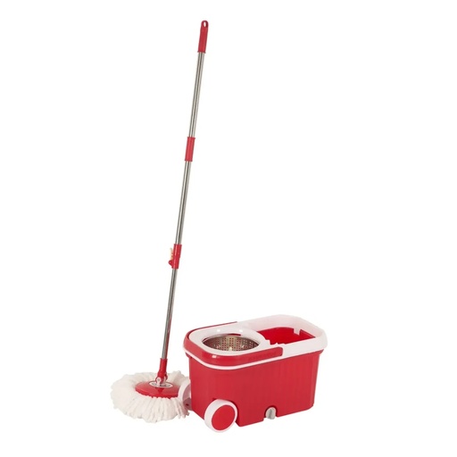 [6289854] ACE SPIN MOP MICROFIB. PLAST RED
