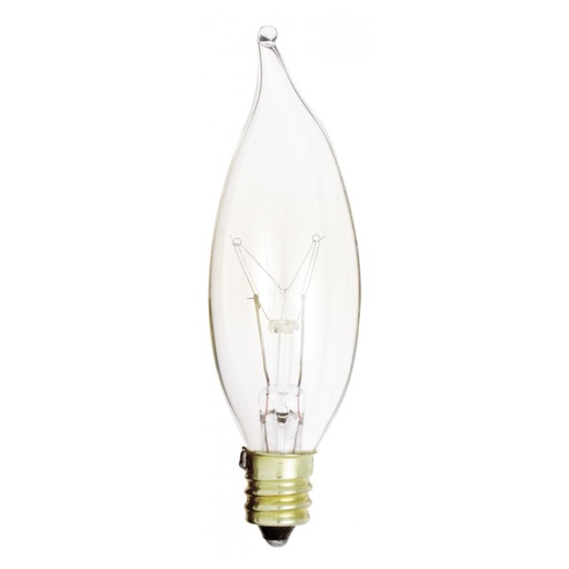 [S3773] BOMB. SATCO 15W  TT CAND CLR