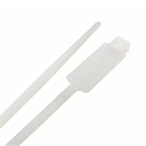 [3004712] CABLETIE W/TAG 8"50#WHT
