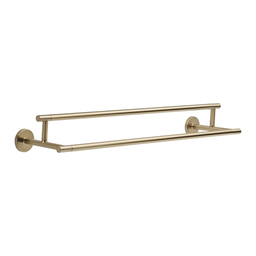 [75925CZ] Delta 75925 Trinsic 24" Wall Mounted Double Towel Bar Champagne Bronze Bathroom Hardware and Accessories Bathroom Hardware Towel Bars