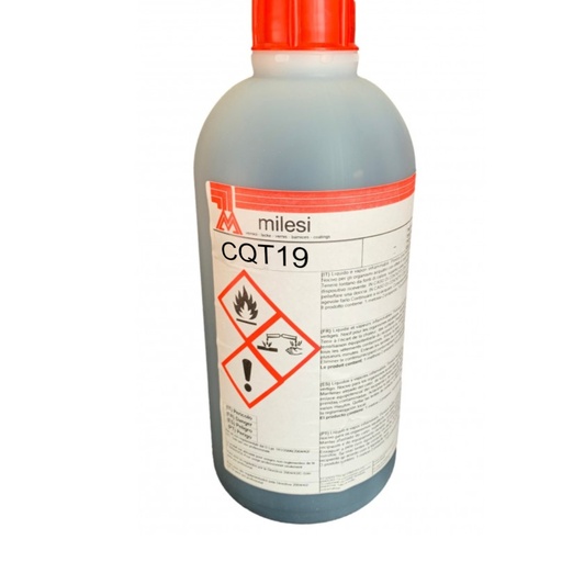 [CQT1901] MILESI DRY GLAZE BLACK 1LT.