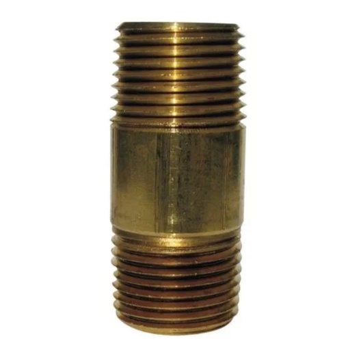 [440007550] NIPLE 3/8X6 BRONCE