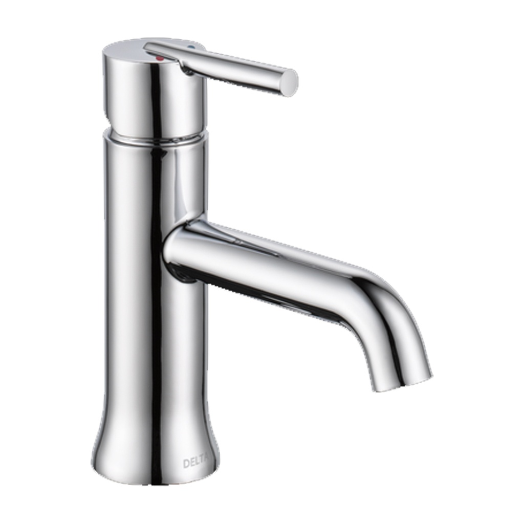 Delta 559LF-LPU Trinsic Single Hole Bathroom Faucet with Optional Base ...