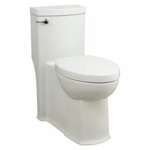 [2891.128.020] American Standard 2891.128 Boulevard Elongated Luxury One-Piece Toilet with Concealed Trapway EverClean Surface PowerWash Rim and Right Height Bowl