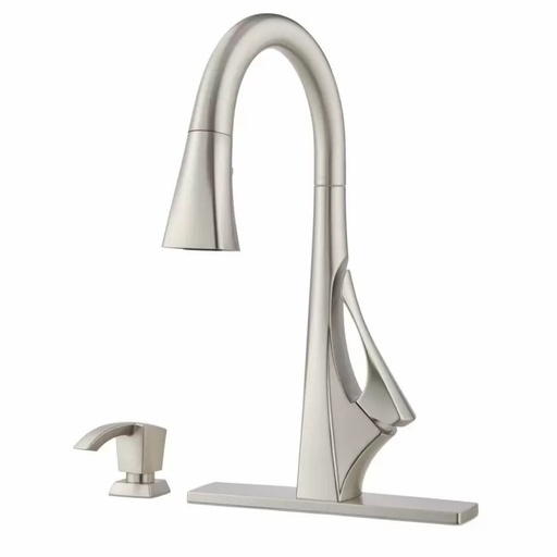 [F5297VNGS] Pfister Venturi Single-handle Pull-down Sprayer Kitchen Faucet with Spot Defense in Stainless Steel