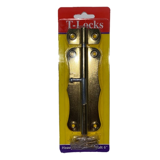 [380009090] TOLEDO BARREL BOLT H/D 6"