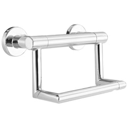 [41550] Delta 41550 BathSafety Wall Mounted Toilet Paper Holder Chrome Bathroom Hardware and Accessories Bathroom Hardware Toilet Paper Holders