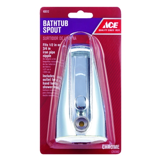 [40012] TUB SPOUT&DIVERTER CHRM