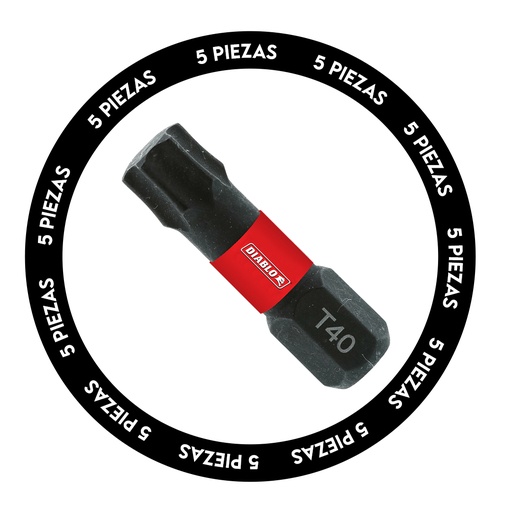 [DT401P5] DB INSERT BIT T40 1 5PK