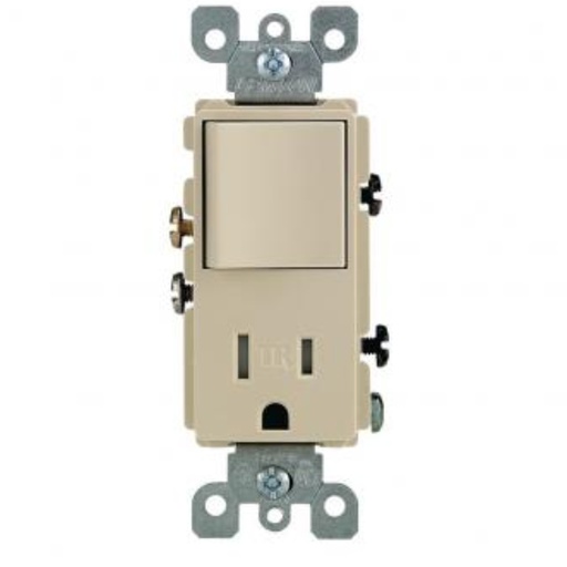 [450009618] SWITCH DECORA COMB.IVORY