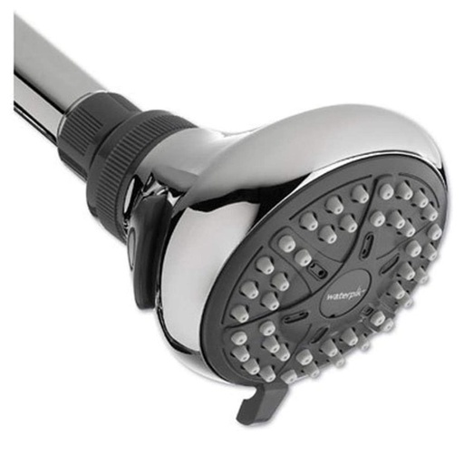 [4302915] Waterpik EcoFlow Chrome 4 Settings Showerhead 1.6 Gpm