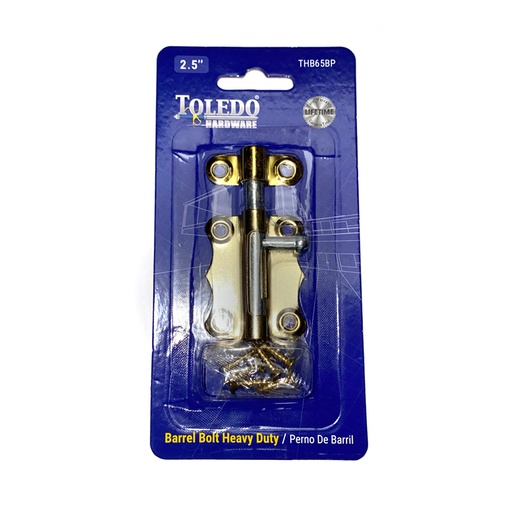 [380009188] TOLEDO BARREL BOLT H/D 2-1/2"