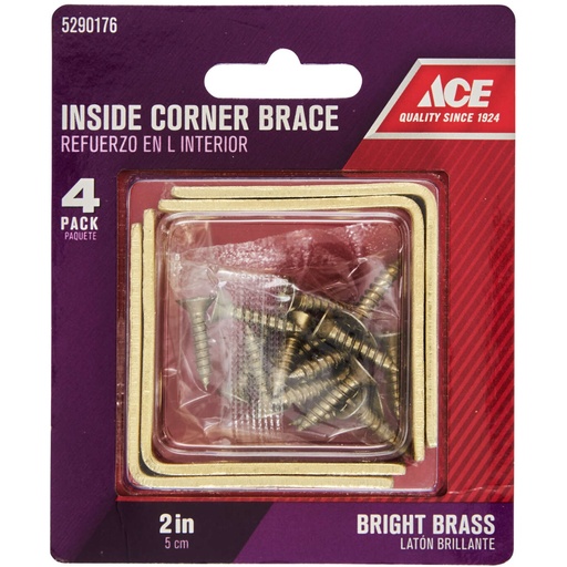 [5290176] CORNER BRACE 2X5/8" BRS