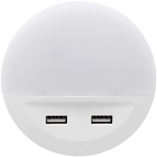 [65005] AUTOMATIC N/LIGHT W/2 USB 3000K