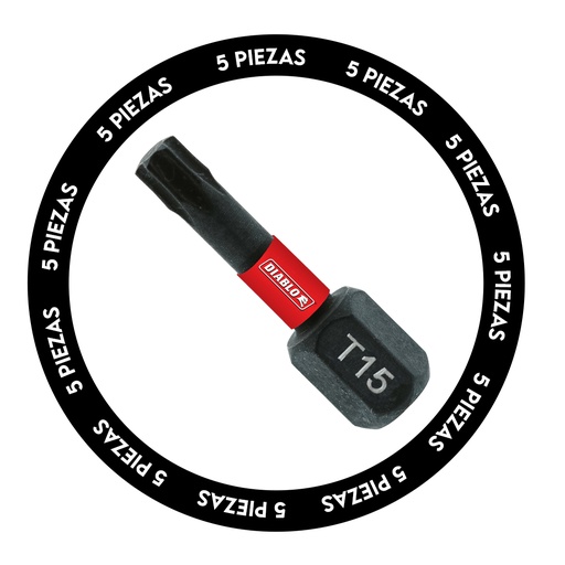 [DT151P5] DB INSERT BIT T15 1 5PK