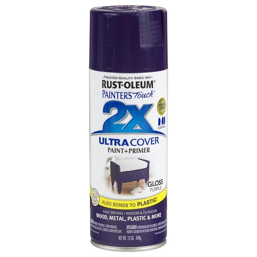 [1399856] Rust-Oleum Painter's Touch Ultra Cover Gloss Purple Spray Paint 12 Oz