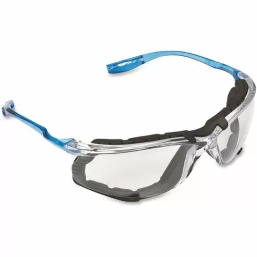 [43000264] 3M CCS Protective Eyewear with Foam Gasket - Blue Plastic Frame/Clear Polycarbonate Lens