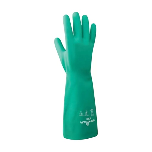 [7803026] Atlas Unisex Indoor/Outdoor Chemical Gloves Green L 1 Pair