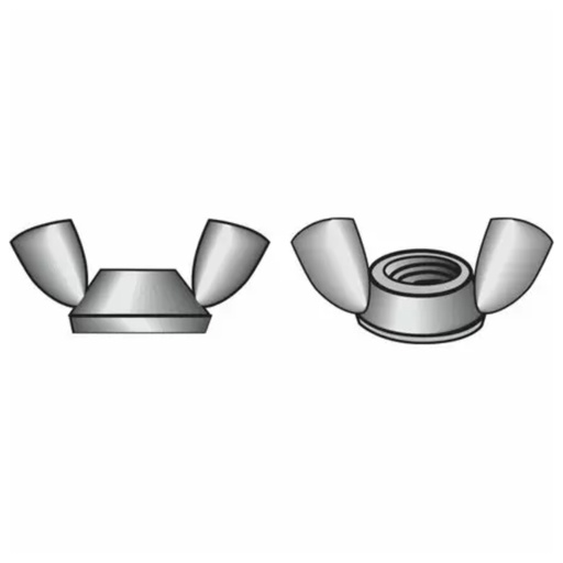 [399006266] Hillman 1/4 in. Cold Forged Stainless Steel USS Wing Nut 50 Pk