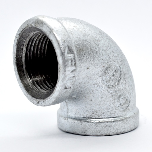 [440007210] 3/8 in. FIP Galvanized Malleable Iron 90° Elbow Fitting