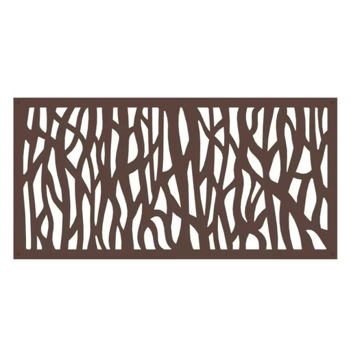 [73004687] Panneau Décoratif Barrette En Polypropylène Noyer De 0,3 Po X 48 Po X 24 Po 73004687 - Rona