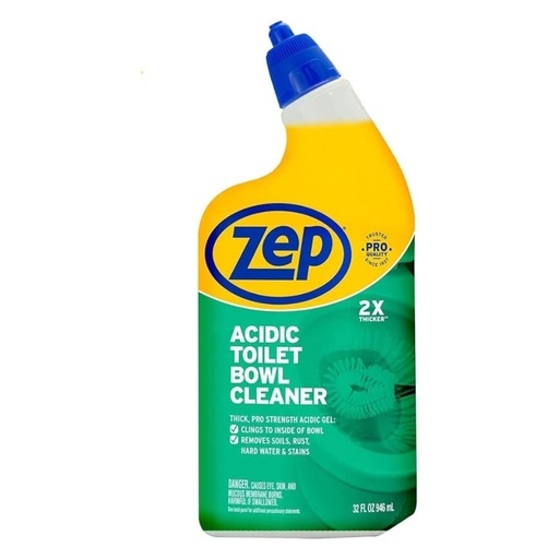 [1014099] Zep 32 Oz. Acidic Gel Toilet Bowl Cleaner ZUATBC32