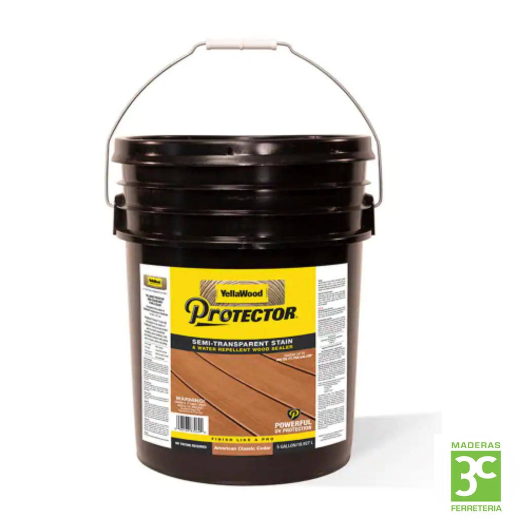 Protector 5 Gal. American Classic Cedar Semi-Transparent Exterior Deck ...