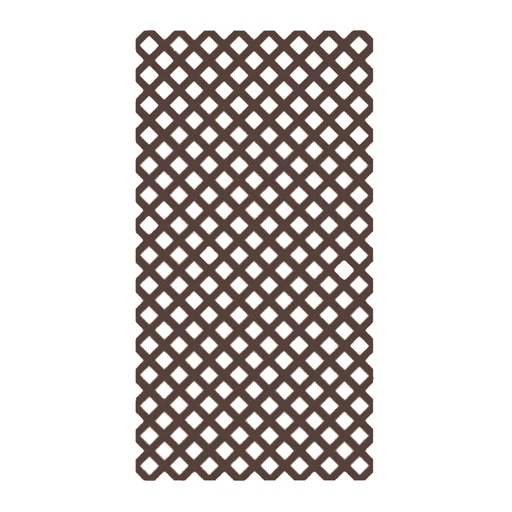 [140001235] PANEL LAT. PVC REG. 4X8 CHESTNUT