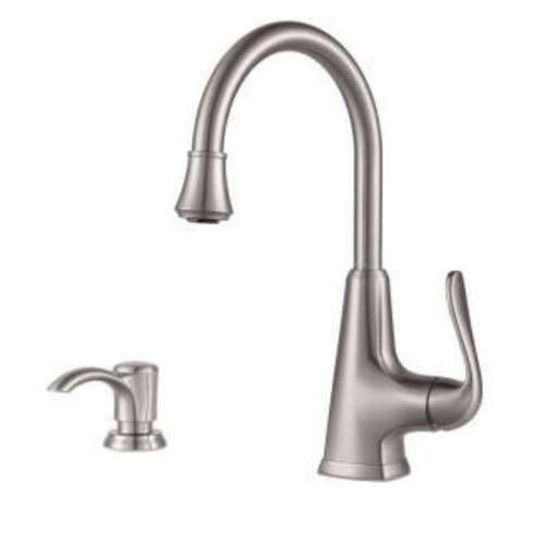 [F072PDSS] Pfister Pasadena Single-Handle Tri-Flow Bar and Prep Faucet in Stainless Steel
