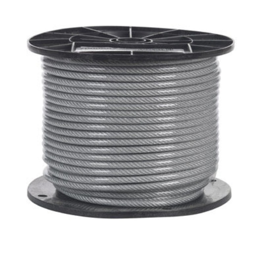 [5364971] CABLE 3/16"7X19 CLRVNYL