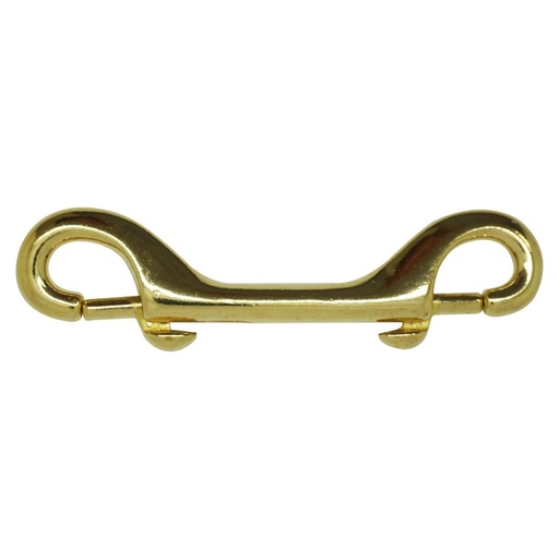 [51337] Campbell Chain 13/32 in. Dia. X 4-1/2 in. L Polished Bronze Double Ended Bolt Snap 100 Lb.