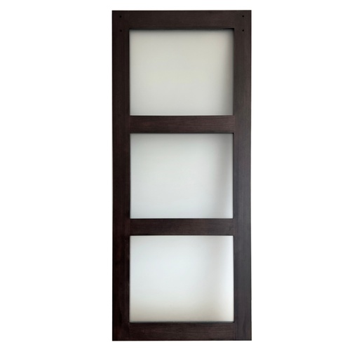 [147368436] BARNDOOR KIT "LONDON NOGAL 36X84