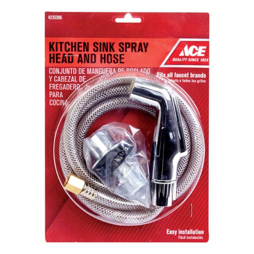 [4235396] SINK SPRAY HOSE&HEAD CHR