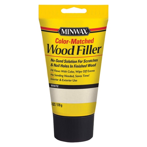 [1014415] Minwax Color-Matched White Wood Filler 6 Oz