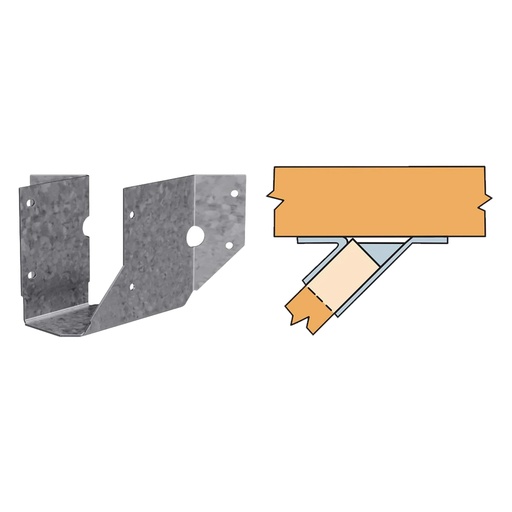 [ANCLAJE158] ANCLAJE SIMPSON 2X4 SKEWED IZQ