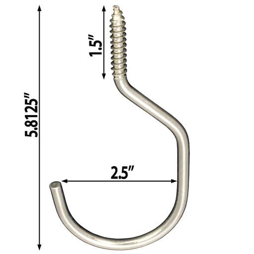 [12497] STOR-ALL HOOK DRIVE 5-3/16"