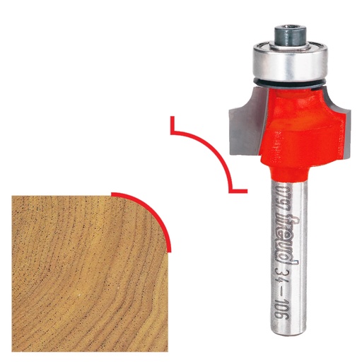 [34106F] Radius Rounding Over Bit,5/32
