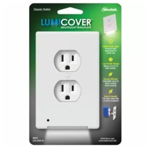 [3002627] WALLPLATE NL PLST WHT 1D