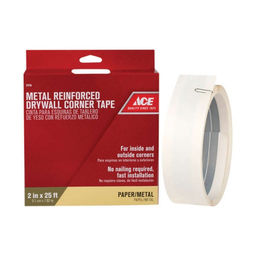 [11714] ACE MTL CORNER TAPE2X25'