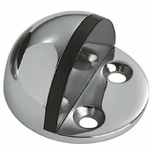 [382001437] DOOR STOP MEDIA LUNA 1" CHROME