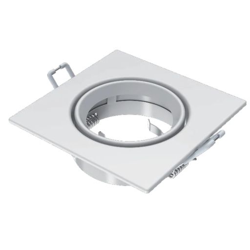 [455001758] BASE CUADRADA SILVER P/MR16