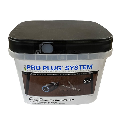 [PXDC527T275] DECK SCREW 2-3/4 RUSTICTIM.100P2