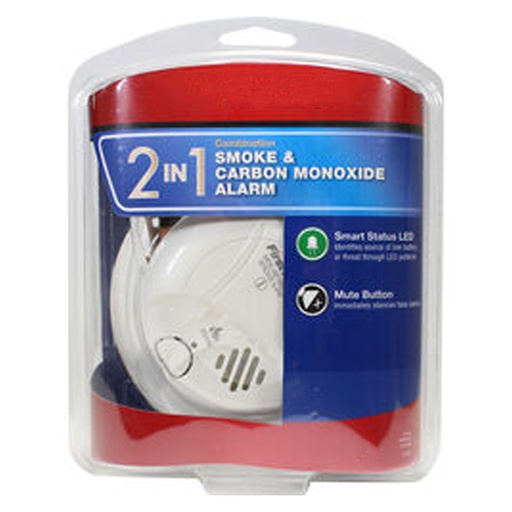 [5639935] 2IN1 SMK & CO ALARM 2AA