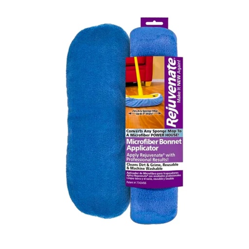 [1547942] 9 in. Microfiber Bonnet Applicator Wet Mop Pad Refill