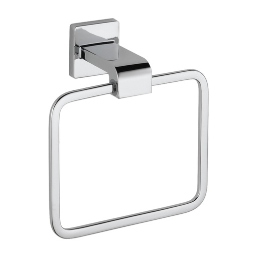 [77546] Delta 77546 Ara Wall Mounted Towel Ring Chrome Bathroom Hardware and Accessories Bathroom Hardware Towel Rings