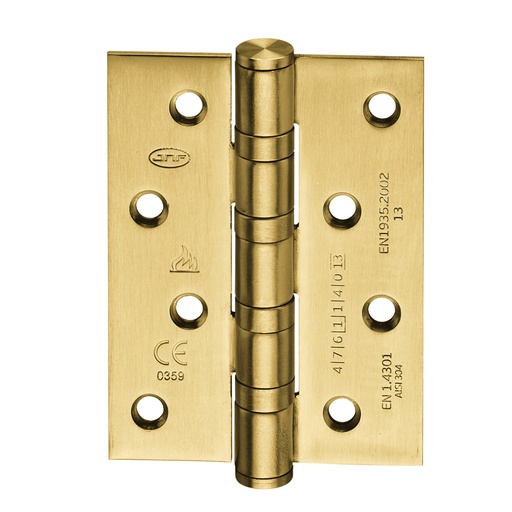 [IN05020100CFSG] JNF HINGE 4" GOLD COATED SATIN