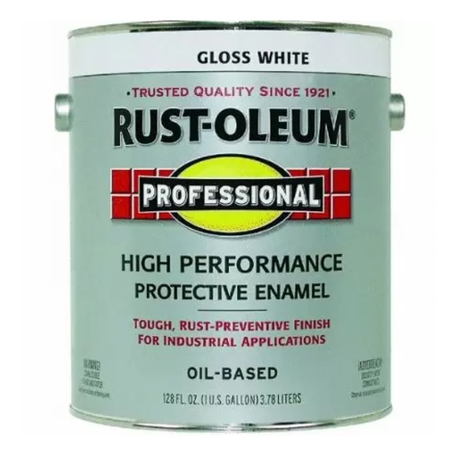 [11865] 1 Gal. High Performance Protective Enamel Gloss White Oil-Based Interior/Exterior Paint