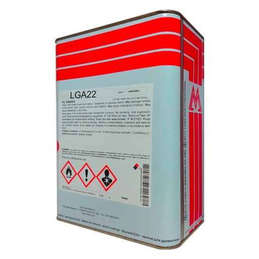 [LGA2205] MILESI PU CLEAR TOPCOAT 22S 5LT