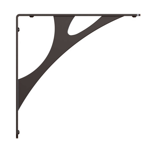 [5018391] Knape & Vogt Manhattan 8 in. Black Decorative Bracket Rp-201mn-8bk - All